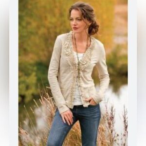 Eddie Bauer Floral Cardigan Sweaters for Women